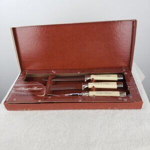 Vintage Regent Sheffield 3 Piece Carving Set NWT